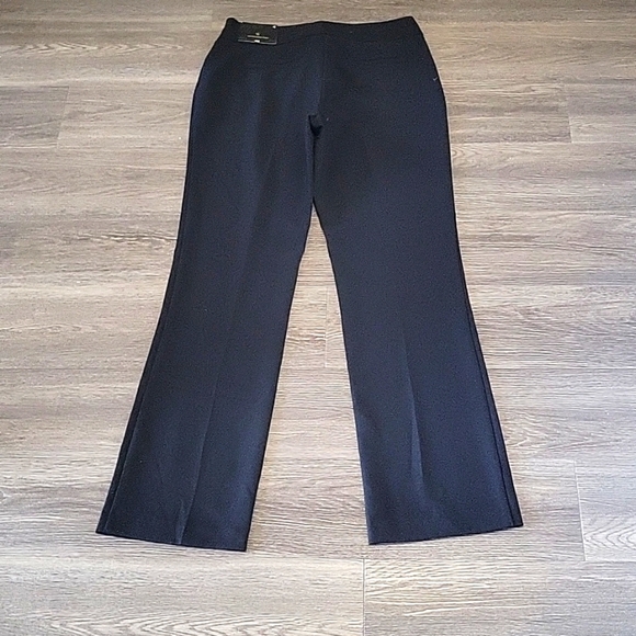 Black Dress Pants with Zipper Details - Picture 4 of 7